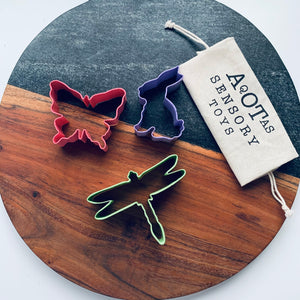 dragonfly butterfly rabbit cookie cutter set