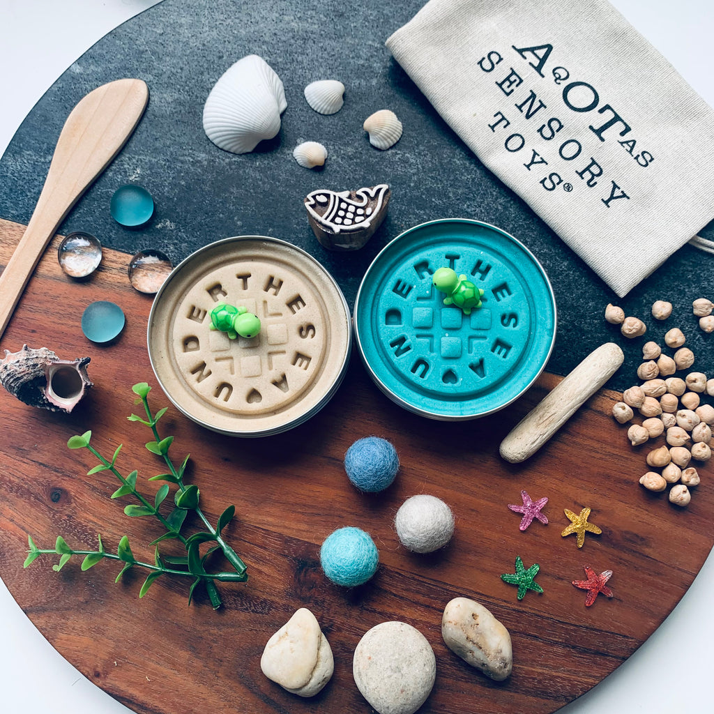 Sea turtles kit with  play dough sets | Tools | Loose parts