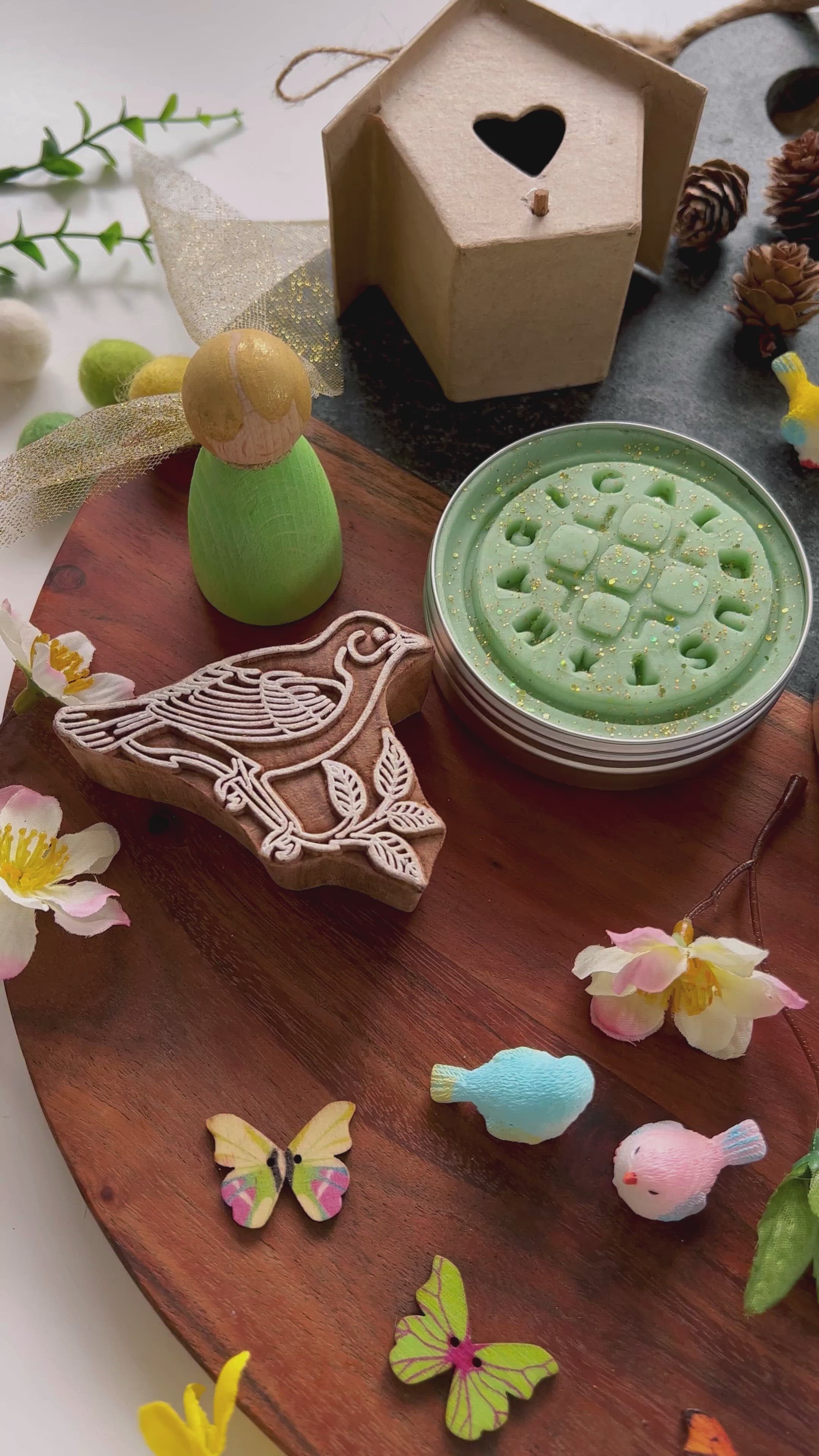 spring fairies play dough kit