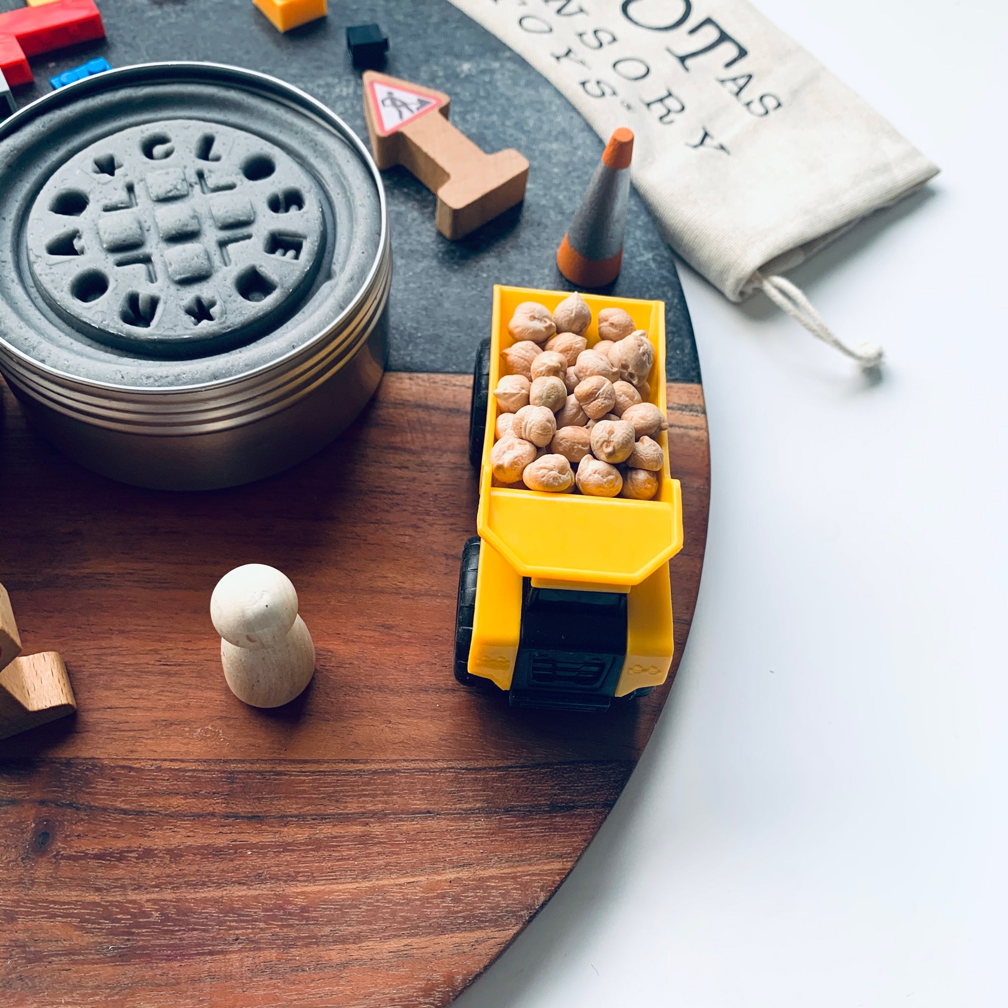 construction play dough kit loose parts