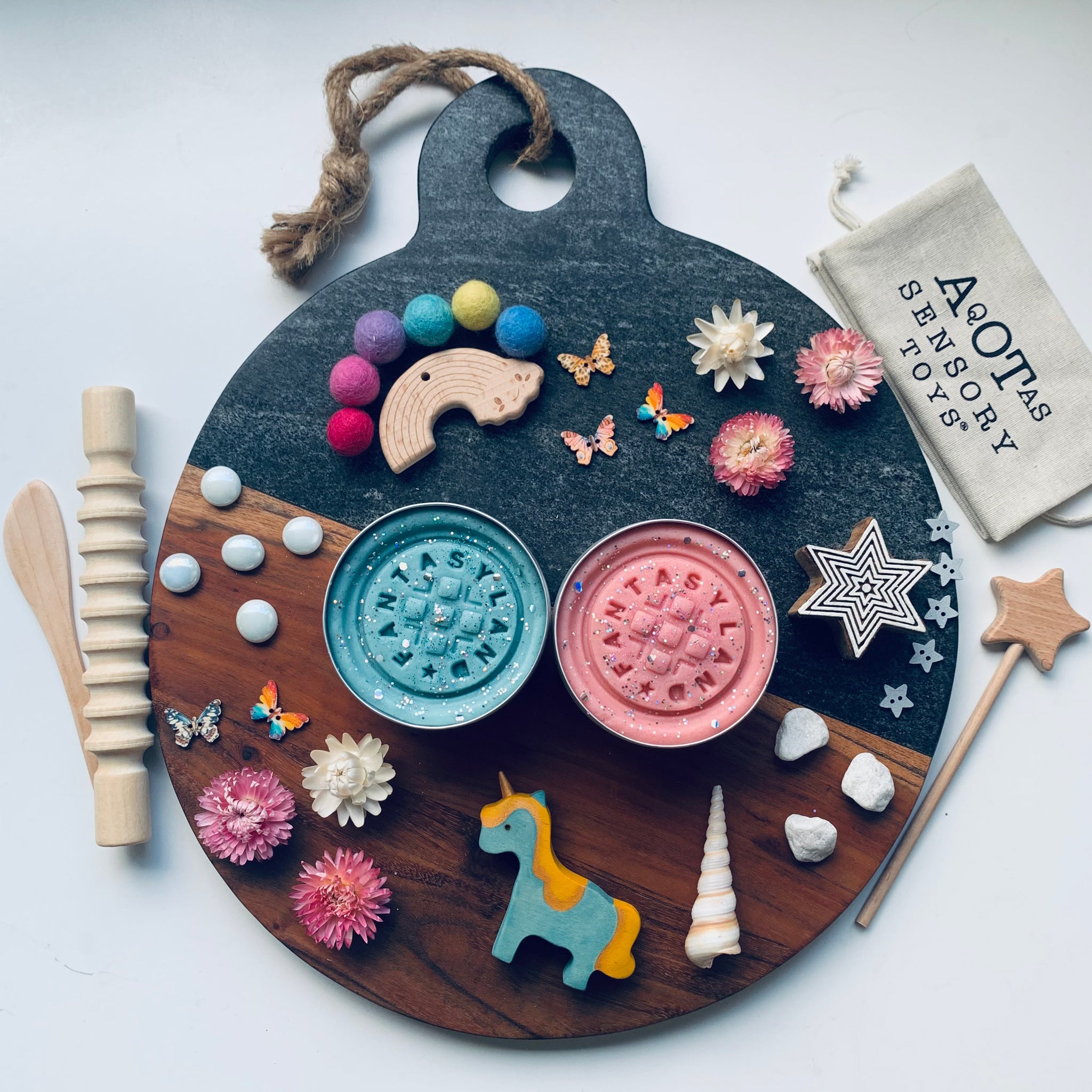 unicorn Kit with Play dough sets | Loose parts and Tools